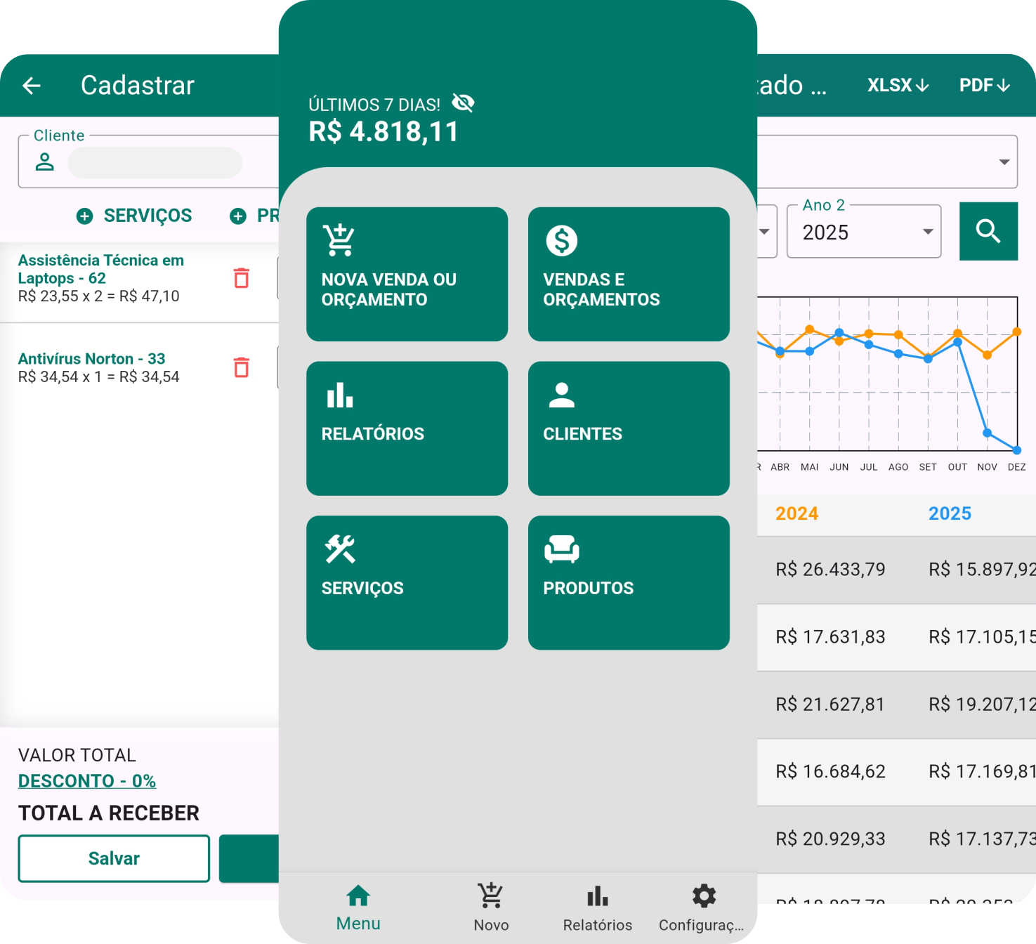 Meus Serviços e Vendas